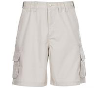 Trespass Mens Gally Water Repellent Hiking Cargo Shorts - Mushroom - Mushroom - S