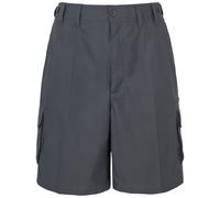 Trespass Mens Gally Water Repellent Hiking Cargo Shorts - Graphite - Graphite - XS