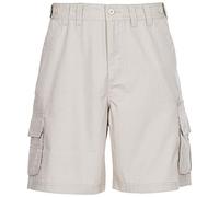 Trespass Mens Gally Water Repellent UPF40+ Hiking Cargo Shorts - Mushroom - M