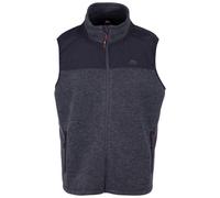 Mens Fleece Bodywarmer Gilet Jacket with 2 Pockets Leafminer - Navy Melange L