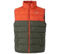 (L, Burnt Orange) Trespass Mens Padded Gilet Bodywarmer Oskar Gilet