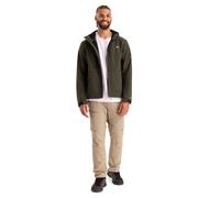 Trespass Mens Softshell Jacket Dante - Grown-on Hood, 2 Zip Pockets, Contrast Zipper
