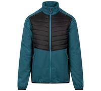 Trespass Mens Hanlonton Fleece AT200 Hybrid Jacket - Bondi Blue - L - Bondi Blue - 100% Mixed