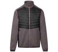 Trespass Mens Hanlonton Fleece AT200 Hybrid Jacket - Mid Grey - L - Mid Grey - 100% Mixed