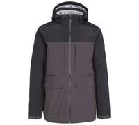 Trespass Mens Heathrack Waterproof Jacket - Dark Grey - XS - Dark Grey - 100% Polyester