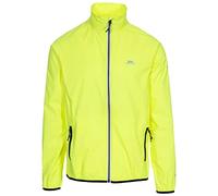 Trespass Mens Hi Vis Waterproof Jacket Retract in Dark Grey - Size XL