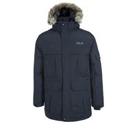 Trespass Mens Highland Waterproof Parka Jacket - Black - XS - Black - 100% Polyamide