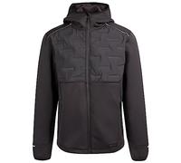 Trespass Mens Hooded Activewear Faux Down Jacket With Zipped Pockets Bolfort