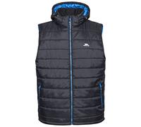 Trespass Mens Hooded Gilet Franklyn Black in Size - S