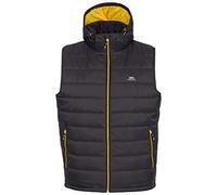 Trespass Mens Hooded Gilet Franklyn Dark Grey in Size - M