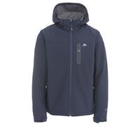 Trespass Men's Accelerator II Waterproof Softshell Jacket with Removable Hood, Navy, 2X-Small