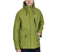 Trespass Mens Jacket Corvo - Waterproof, Windproof, Hooded, Taped Seams, Flat Cuffs, Inner Pockets, Mesh Lining, 3 Pockets, Drawcord Hem, Adjustable Hood