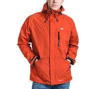 Trespass Mens Jacket Corvo - Waterproof, Windproof, Hooded, Taped Seams, Flat Cuffs, Inner Pockets, Mesh Lining, 3 Pockets, Drawcord Hem, Adjustable Hood