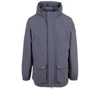 Trespass Mens Jacket Cutsdean - Hooded, Adjustable Grown on Hood, Outer Storm Flap, Full Length Zip, Multiple Pockets, Elasticated Cuff, Mesh Lining, Inner Storm Flap