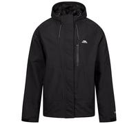 Trespass Mens Jacket Fallahill - Waterproof, Adjustable Hood, Storm Flap, 3 Zip Pockets, Hem Drawcord, Adjustable Cuffs, Inner Pocket, Mesh Lining