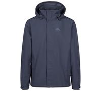Trespass Mens Jacket Farndish - Waterproof, Breathable, Taped Seam, Concealed Hood, Outer Storm Flap, 2 Zip Pockets, Adjustable Hem & Cuffs, Inner Pocket, Mesh Lining, 100% Polyester Shell & Lining