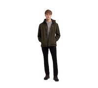 Trespass Mens Jacket Farndish - Waterproof, Breathable, Taped Seam, Concealed Hood, Outer Storm Flap, 2 Zip Pockets, Adjustable Hem & Cuffs, Inner Pocket, Mesh Lining, 100% Polyester Shell & Lining