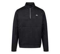 Trespass Mens Jay Quarter Zip Long-Sleeved Top (Black) - Size X-Large