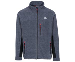 Trespass Men's Jynx Full Zip Fleece Jacket - Navy Stripe - M - Navy Stripe - 84% Polyester/16% Viscose