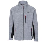 Trespass Men's Jynx Full Zip Fleece Jacket - Platinum Stripe - S - Platinum Stripe - 84% Polyester/16% Viscose