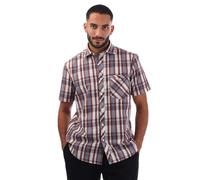 Trespass Mens Kenora Checked Shirt - Orange - XS - Orange - 100% Mixed