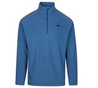 Trespass Mens Fleece Pullover Keynote - Contrast Trims, 1/2 Neck Zip, Brushed Back, Knitted, 100% Polyester