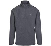Trespass Mens Keynote Anti Pilling 1/4 Zip Fleece Top (M) (Charcoal)