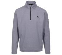 (L, Navy Stripe) Trespass Mens Knitted Fleece with 1/2 Zip Dunford