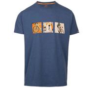 Trespass Mens Kooten T-Shirt - Indigo Tone Marl - L - Indigo Tone Marl