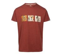 Trespass Mens Kooten T-Shirt - Burnt Sienna Marl - L - Burnt Sienna Marl