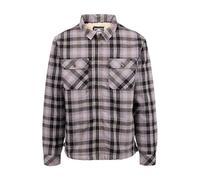 Trespass Men's Lined Shirt Danehill - Sherpa Lining, 1 Piece Collar, 2 Chest Pockets, 2 Lower Pockets, Full Length Front Zip, Shell 100% Cotton, Lining 100% Polyester