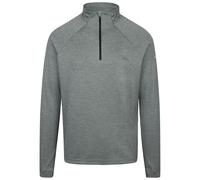 Trespass Men's Long Sleeve Tshirt Valin - Men's Activewear Top, Running Gear with Reflective Detail, Workout Sports Top with 1/4 Zip