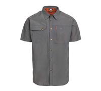 Trespass Mens Lowrel Mosquito Repellent Short-Sleeved Shirt - Grey - XXS - Grey