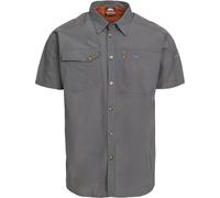 Trespass Mens Lowrel Short Sleeve UV Protected Outdoor Walking Shirts - Grey - Size Small