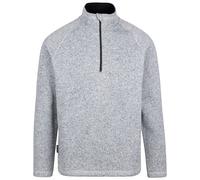 Trespass Mens Marl Fleece Contrasting 1/2 Zip With Inner Storm Flap Corsham