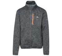Trespass Mens Bingham Full Zip Fleece (Black Marl)-L Black Marl
