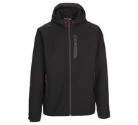 Trespass Mens Marlon Soft Shell Jacket (Black) - Size Large