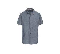 Trespass Mens Matadi Short Sleeve Shirt in Grey Polycotton - Size 2XS