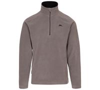 Trespass Mens Casual Fleece Top Blackford - Anti Pilling, 1/2 Zip Neck, Contrast Inner Collar, Contrast Neck Tape, Knitted, 100% Polyester Storm Grey