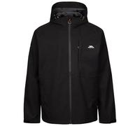 Trespass Mens Outdoor Hooded Coat Ferryhill - Mens Jacket with Grown On Hood, Waterproof Jacket for Men with 3 Zip Pockets, Hem Drawcord & Adjustable Cuffs