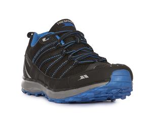 Trespass Mens Pace Lightweight Active Trainers - Black Pu - Size UK 11