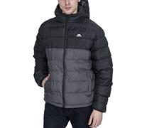 (XXXL, Black) Trespass Mens Padded Jacket Winter Coat Oskar