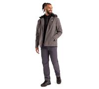 Trespass Mens Padded Waterproof Jacket Fyfinn - Men's Water Repellent Hooded Jacket, Padded Winter Coat For Travelling Walking, Everyday Outerwear Jacket with Pockets