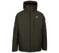 Trespass Mens Padded Waterproof Jacket Fyfinn - Men's Water Repellent Hooded Jacket, Padded Winter Coat For Travelling Walking, Everyday Outerwear Jacket with Pockets