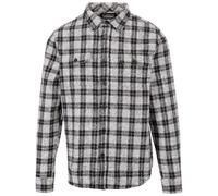 Trespass Mens Portlaw Checked Shirt - Black/White - L - Black/White - 100% Polyester