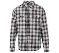 Trespass Mens Portlaw Checked Shirt - Black/White - M - Black/White - 100% Polyester
