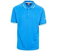 Trespass Bonington Mens Polo Shirt Plain T Bright Blue