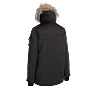 (L, Black) Trespass Mens Rain Jacket Adjustable Hood Pillaton