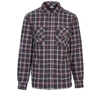 Trespass Mens Rapeseed Check Shirt - Dark Grey - Dark Grey - L