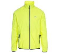 (L, Hi Visibility Yellow) Trespass Mens Retract Hi-Vis Packaway Waterproof Jacket.